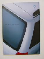 VW Golf4 Variant Prospekt März 1999 1J5 +Preisliste NEU