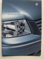 VW Bora & Variant Special Prospekt Juli 2001 1J2 1J6