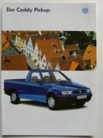 VW Caddy Pickup 9U7 Prospekt Juli 1997 NEU