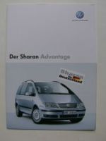 VW Sharan Advantage Prospekt 7M6 7M9 Juli 2006 NEU