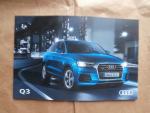 Audi Q3 (Typ 8U) +s Line 1.4tfsi ultra 2.0tdi 2.0tfsi quattro Prospekt April 2016 NEU