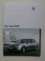 VW Golf5 Prospekt September 2003 +Sportline 1K1