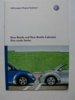 VW New Beetle +Cabriolet Original Zubehör Prospekt 11/2003