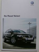 VW Passat Variant Prospekt 3C5 +Preisliste Oktober 2006