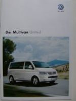 VW Multivan T5 United 7HM 7HF Prospekt Mai 2008 NEU