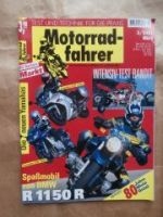 Motorradfahrer 3/2001 Yamaha FJR 1300,FZS 1000,BMW R 1150R,Ducati MH 900e