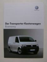 VW T5 Transporter Kastenwagen Economy Prospekt Januar 2006