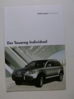 VW Touareg Individual März 2004 7LA Prospekt
