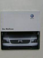 VW T5 Multivan Prospekt 7HM 7HF Oktober 2004 NEU