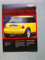 BMW Mini Prospekt Service & Teile 2003 intern R50 R53