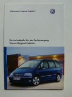 VW Sharan Original Zubehör Prospekt 7M6 7M9 Juni 2004