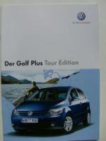 VW Golf Plus 5M1 Tour Edition Prospekt Februar 2007