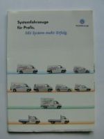 VW Systemfahrzeuge für Profis LT T4 Caddy Prospektmappe
