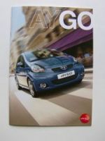 Toyota Aygo Prospekt Februar 2009 +Preisliste