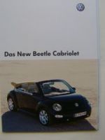 VW New Beetle Cabriolet Prospekt 1Y7 Juni 2004