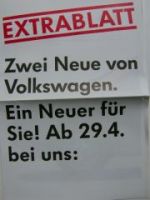 VW Extrablatt Polo 9N3 Fox 5Z1 A3 Format Prospekt