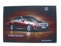 Mercedes Benz E-Klasse Limousine BR212 Prospekt Dezember 2008