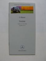Mercedes Benz Preisliste G-Klasse BR461 BR463 Juli 2000