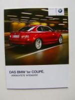 BMW 1er Coupe E82 Prospekt 120i-135i 118d-135d +M Sportpaket 200