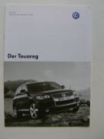 VW Preisliste Touareg +V10 TDI Januar 2007 7L6