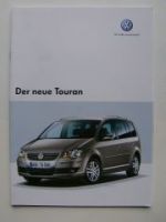 VW Touran Prospekt 1T2 +Technik & Ausstattung September 2006