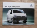 VW T6 Transporter Kasten Kombi Pritsche Fahrgestell Juni 2015 NEU