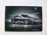 Mercedes Benz CLS-Klasse BR219 +CLS63 AMG Prospekt 6/2009