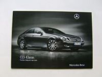 Mercedes Benz Preisliste CLS-Klasse BR219 +CLS63 AMG 4/2009