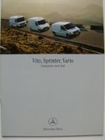 Mercedes Benz Vito, Sprinter, Vario Transporter August 2000