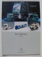 Mercedes Benz Die Collections Modelle Actros usw. Prospekt