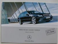 Mercedes Benz Preisliste C-Klasse T-Modell W203 Januar 2007 NEU