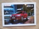 Seat Ateca Style Reference 1.0TSI 1.4 EcoTSi +4Drive 1.6TDI Prospekt September 2017 +Preisliste