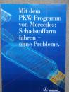 Mercedes Benz PKW Programm Schadstoffarm fahren katalytische Abgasreinigung Juni 1986