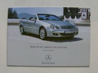 Mercedes Benz Preisliste CLK-Klasse Cabriolets  BR209 Juli 2007