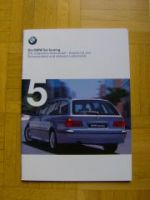 BMW 5er touring E39 Prospekt 1998 520i-540i+525tds