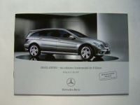 Mercedes Benz R-Klasse BR251 Travel Edition Mai 2007