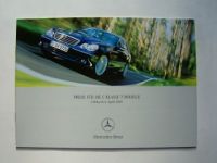 Mercedes Benz Preisliste C-Klasse T-Modelle BR203 April 2005