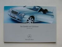 Mercedes Benz CLK-Klasse BR208 Zubehör Prospekt Juni 2001