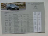 Mercedes Benz Preisliste C-Klasse T-Modelle W203 Februar 2004