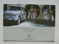 Mercedes Benz Preisliste G-Klasse Februar 2006 BR463