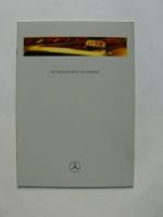 Mercedes Benz Taxi-Modelle Prospekt August 1997 W202 W210