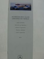 Mercedes Benz C-Klasse Limousine T W202 Lacke & Polster 8.1997