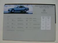 Mercedes Benz Preisliste CL-Klasse BR215 Coupès August 2002