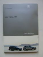 Mercedes Benz Auto China 2008 Neue GLK Pressemappe