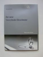 Mercedes Benz Neue 4-Zylinder-Dieselmotor Pressemappe 4/2008