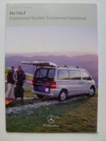 Mercedes Benz Vito F Freizeitfahrzeuge Prospekt Januar 1999