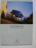 Mercedes Benz Vito Marco Polo Prospekt August 2000 +Preisliste