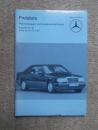 Mercedes Benz Preisliste 2.3.1987 W201 W124 +Coupés C126,R107,W126
