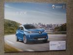 Renault Zoe 22kw 41kw +Limited Prospekt Juni 2019+Preisliste