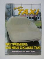 Hallo Taxi Magazin C-Klasse W202 April 2000 NEU